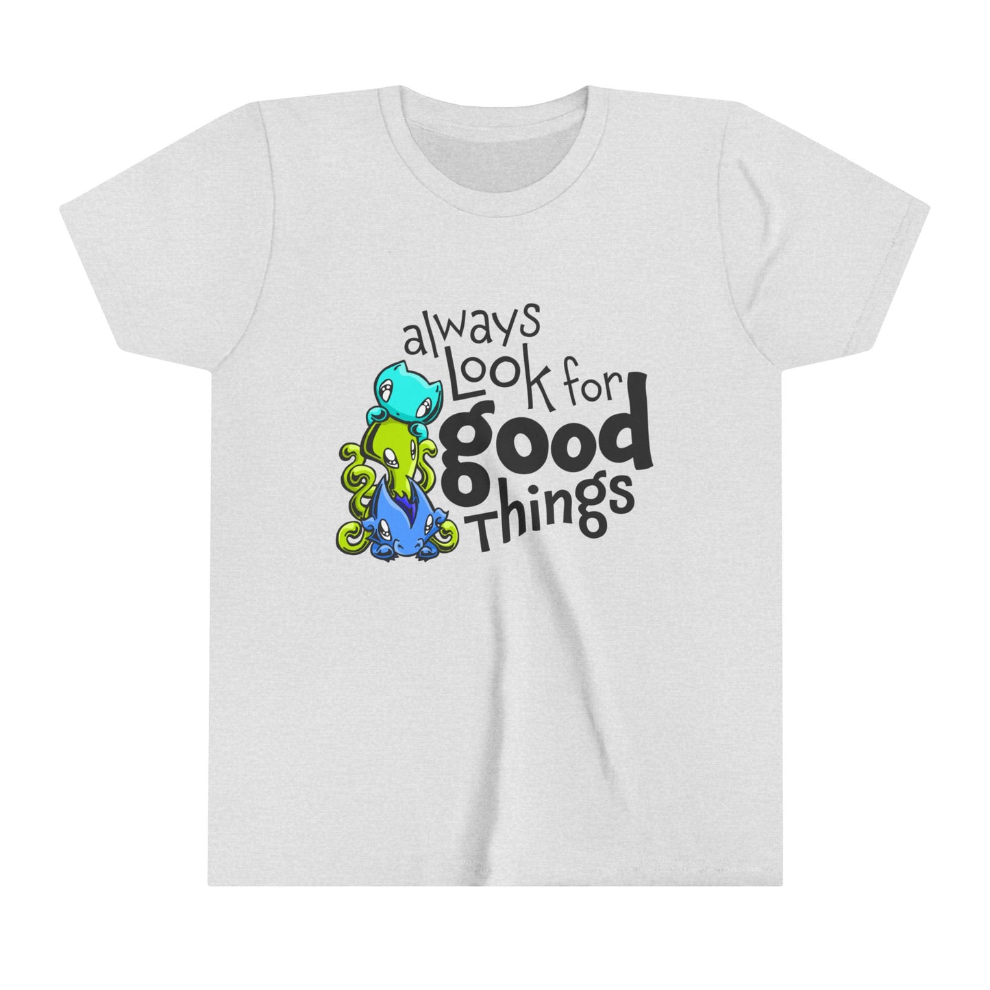 Youth T-shirt: Look for Good Things - Skoshie, Zeek & Wisp