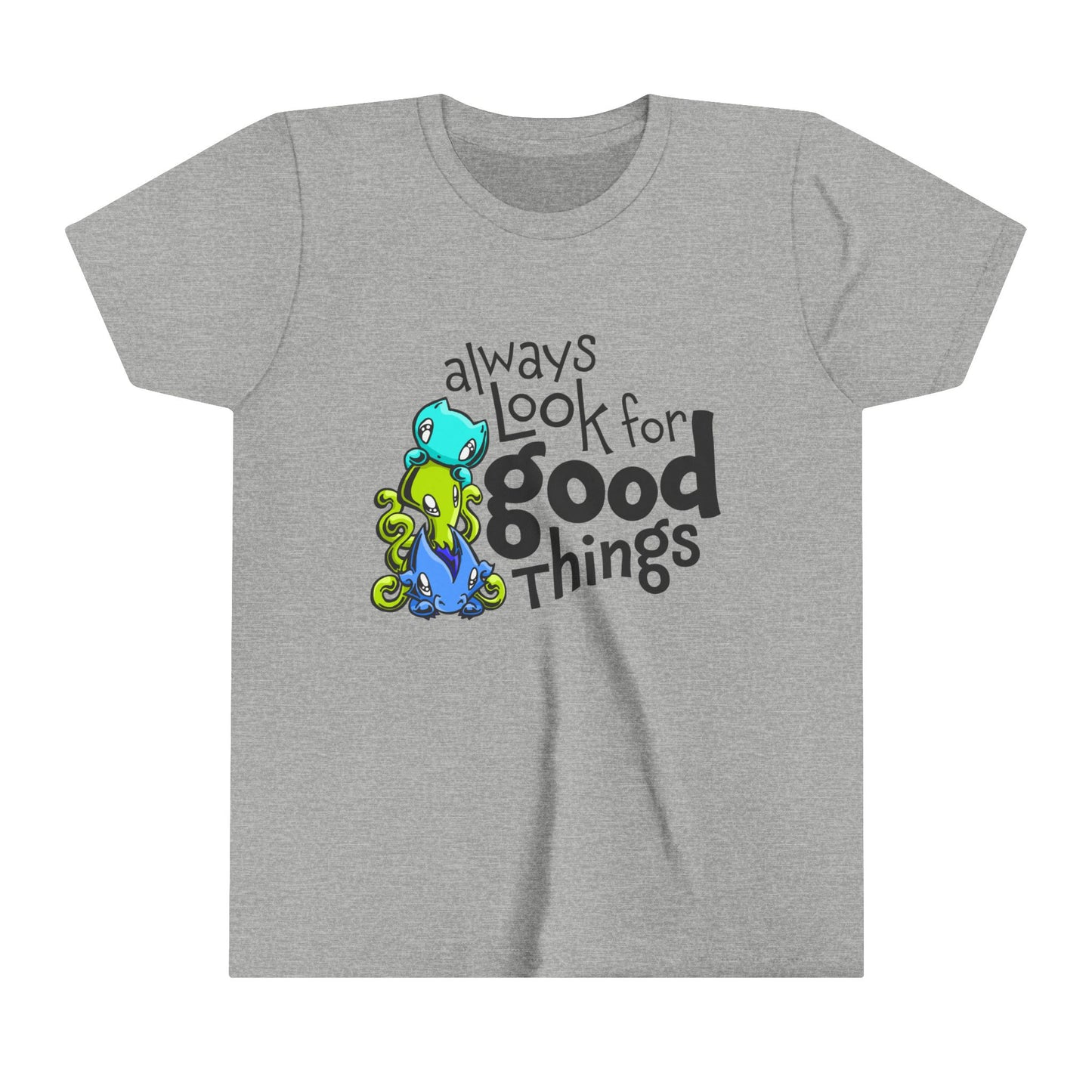 Youth T-shirt: Look for Good Things - Skoshie, Zeek & Wisp