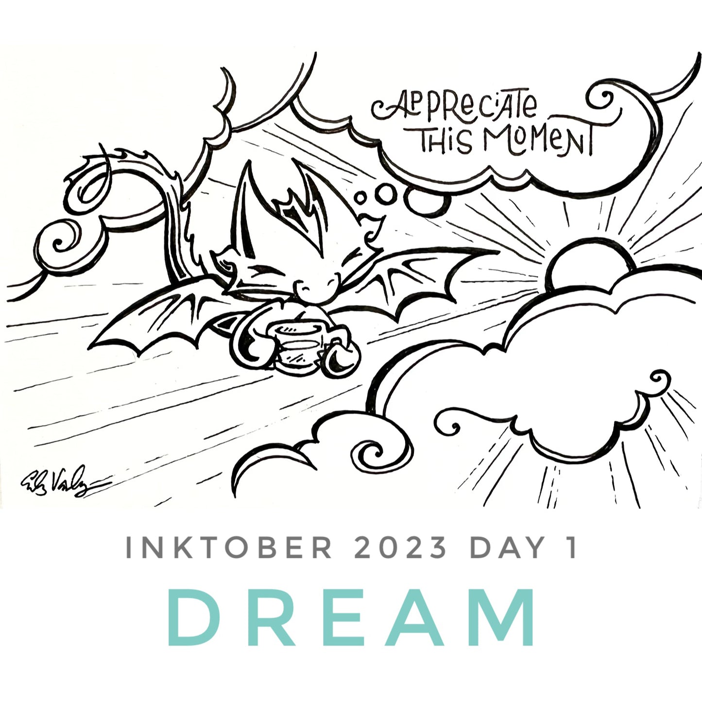 Inktober 2024 Adopt-A-Word