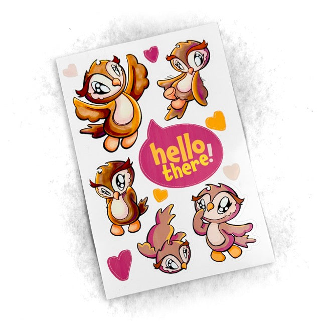 Stickers: Hello Owl