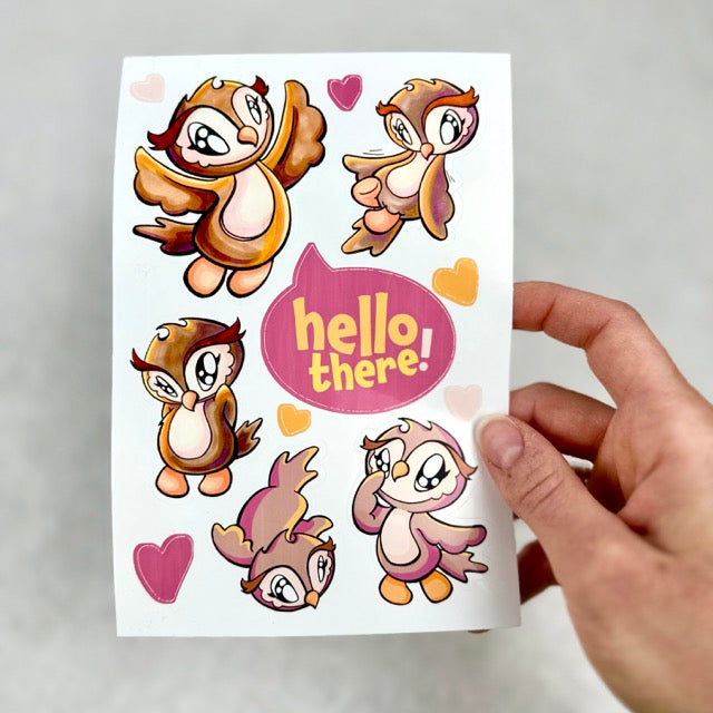 Stickers: Hello Owl