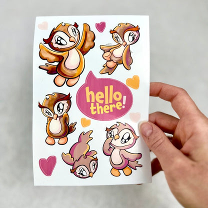 Stickers: Hello Owl