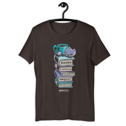 T-shirt: Books Are Magical - Skoshie the Cat