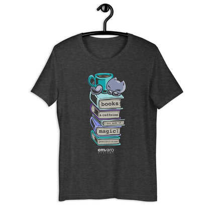 T-shirt: Books Are Magical - Skoshie the Cat