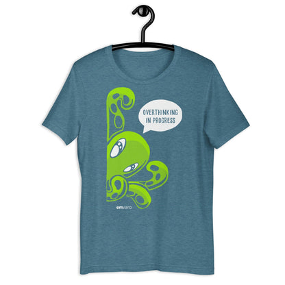 T-shirt: Overthinking in Progress - Zeek the Octopus