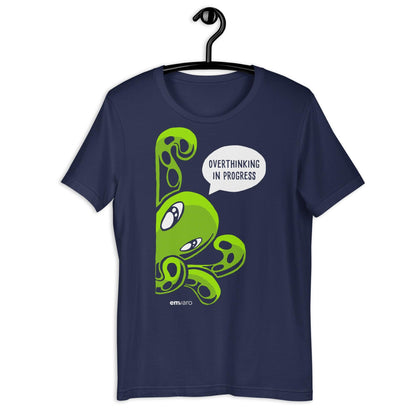 T-shirt: Overthinking in Progress - Zeek the Octopus