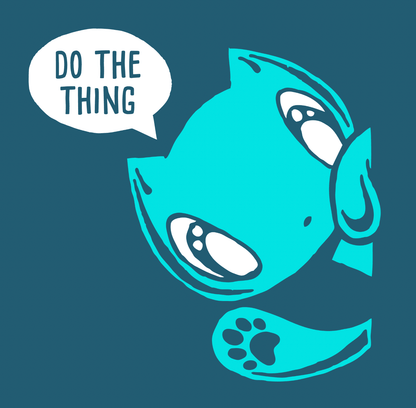 T-shirt: Do The Thing - Skoshie the Cat