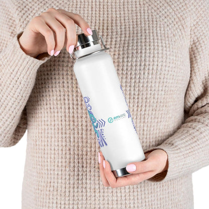 Water Bottle: Good Things Come to Those Who Work - Running - Wisp the Dragon (22 oz)